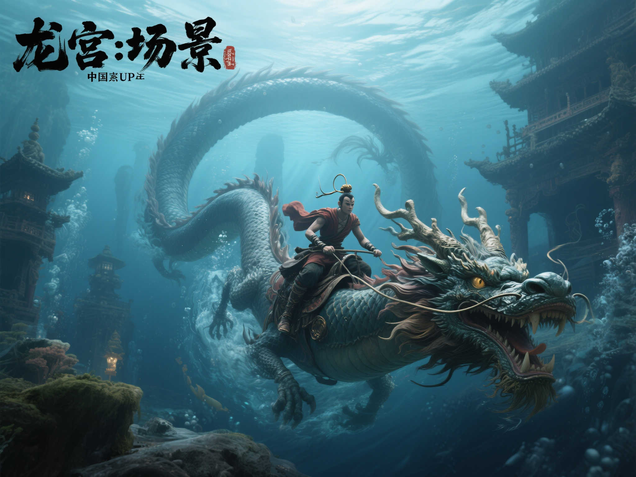 UP主创作《黑神话:悟空》震撼海底龙宫场面:巨龙遨游水下世界! UP主创作《黑神话:悟空》震撼海底龙宫场面:巨龙遨游水下世界!